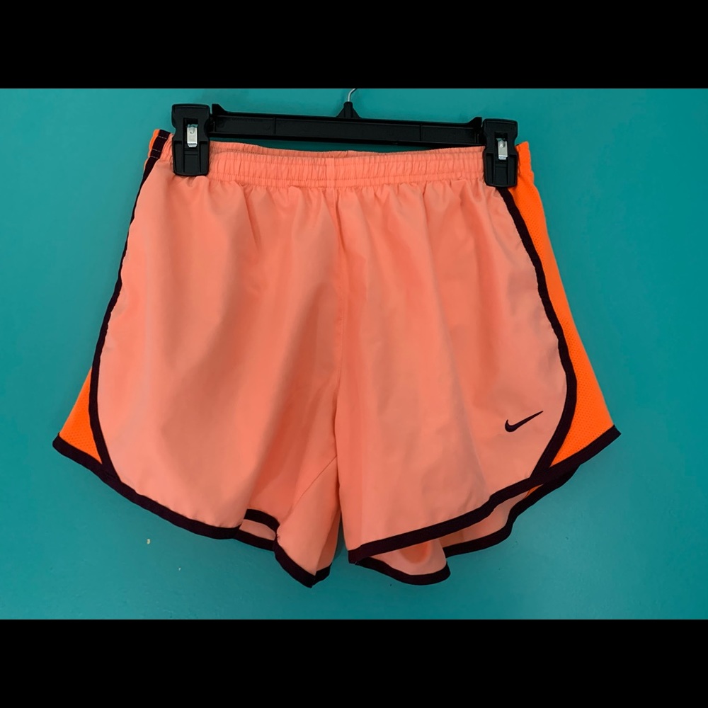 Orange Nike Tempo Shorts